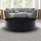 Table basse ronde en fibre de verre de 31,49" – Aucun assemblage requis