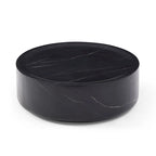 Table basse ronde en fibre de verre de 31,49" – Aucun assemblage requis