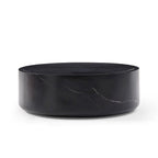 Table basse ronde en fibre de verre de 31,49" – Aucun assemblage requis