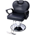 Fauteuil de salon hydraulique avec dossier inclinable et assise large