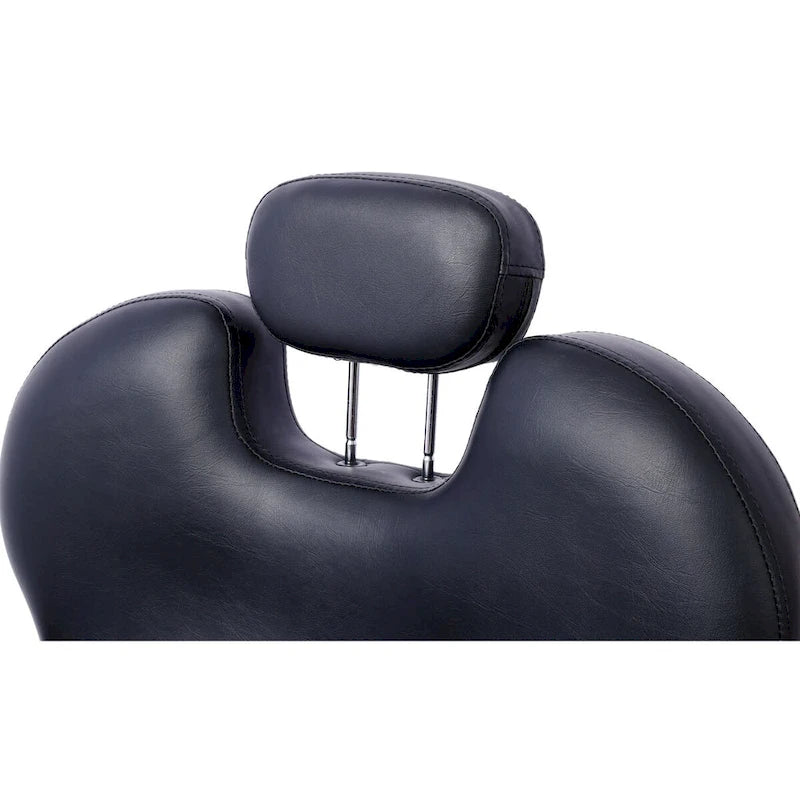 Fauteuil de salon hydraulique avec dossier inclinable et assise large