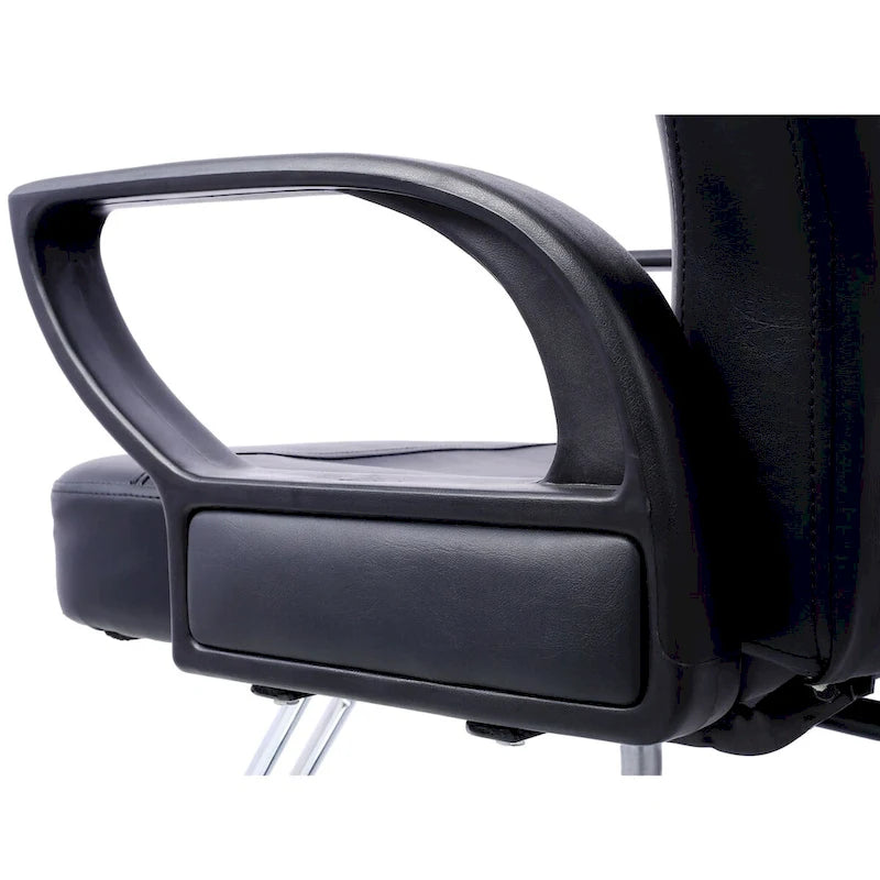 Fauteuil de salon hydraulique avec dossier inclinable et assise large