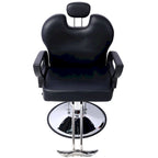 Fauteuil de salon hydraulique avec dossier inclinable et assise large
