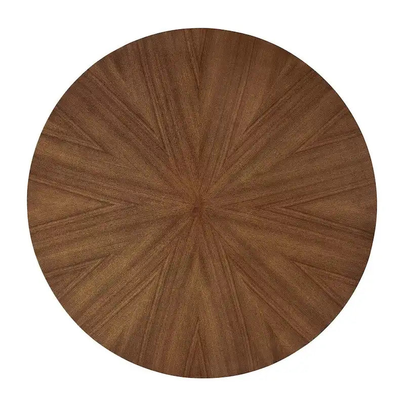 Table à manger ronde en bois de 47 po