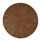 Table à manger ronde en bois de 47 po