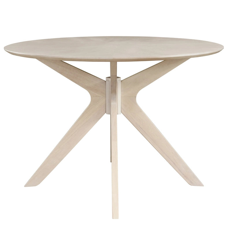 Table de salle à manger ovale avec plateau en placage de bois