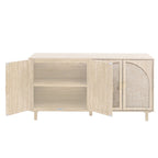 Meuble de rangement 4 portes avec étagère réglable