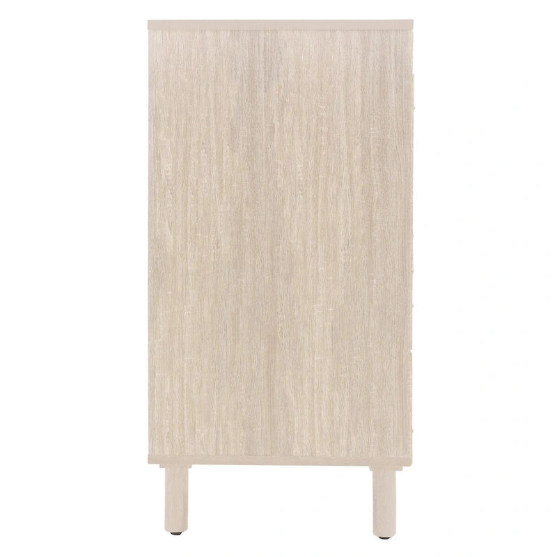 Meuble de rangement 4 portes avec étagère réglable