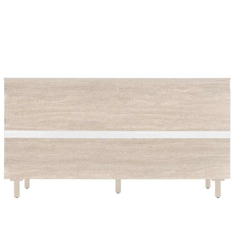 Meuble de rangement 4 portes avec étagère réglable
