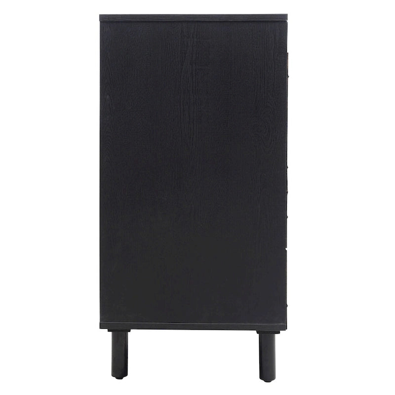 Meuble de rangement 4 portes avec étagère réglable