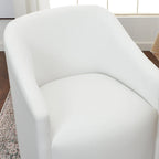 Fauteuil de salle à manger en tissu haute performance (lot de 2)