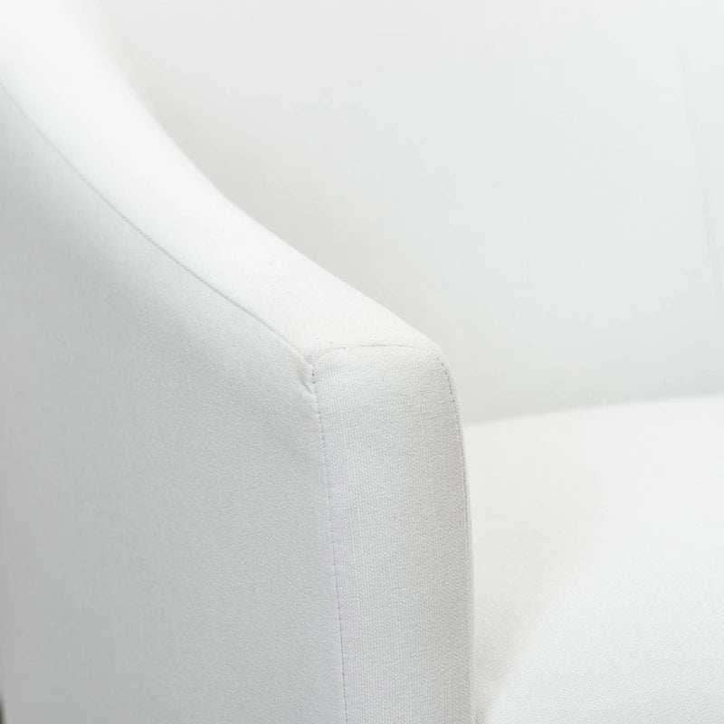 Fauteuil de salle à manger en tissu haute performance (lot de 2)