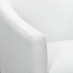 Fauteuil de salle à manger en tissu haute performance (lot de 2)