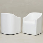 Fauteuil de salle à manger en tissu haute performance (lot de 2)