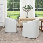 Fauteuil de salle à manger en tissu haute performance (lot de 2)
