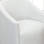 Fauteuil de salle à manger en tissu haute performance (lot de 2)