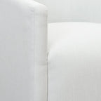 Fauteuil de salle à manger en tissu haute performance (lot de 2)