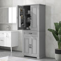 Meuble de rangement de salle de bain avec étagère réglable