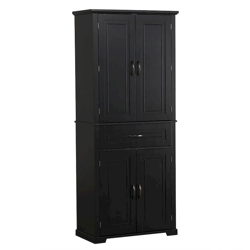 Meuble de rangement de salle de bain avec étagère réglable