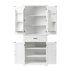 Meuble de rangement de salle de bain avec étagère réglable
