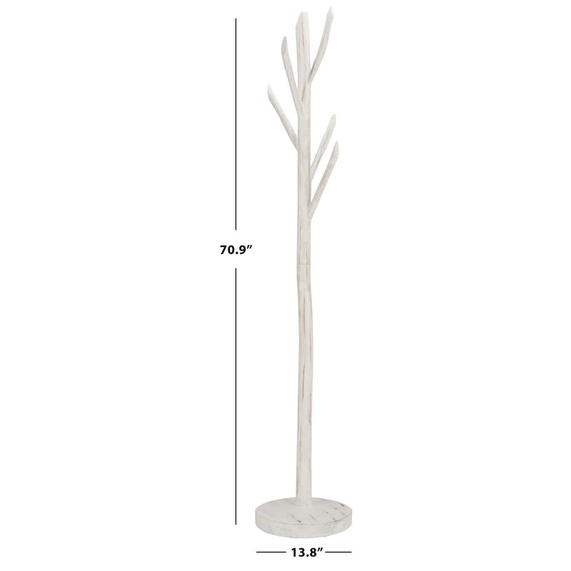 Porte-manteau et chapeau en forme de branche d'arbre de 71 pouces - 14L x 14P x 71H