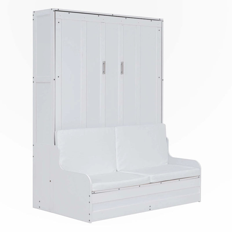 Lit escamotable Queen Size avec chaise-coussin